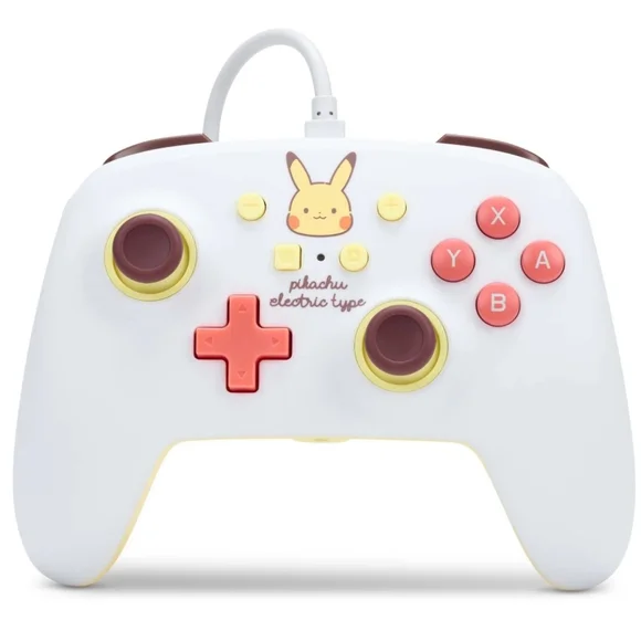 Pokemon PowerA Enhanced Nintendo Switch Wired Controller- Pikachu Electric Type